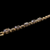 10K Yellow Gold Triangle Link Bracelet with Tanzanite & Diamond