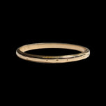 Art Deco 14K Gold Beveled / Starburst Simple Band Size 7