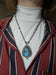 Sterling Silver & Labradorite / Blue Topaz Necklace
