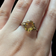 Vintage / Antique 10K Yellow Gold and Yellow Citrine Ring