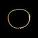 10K Yellow Gold Diamond Bangle Bracelet with White Gold Face