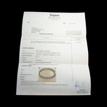 18K White Gold & Diamond Filigree Art Deco Bangle Bracelet