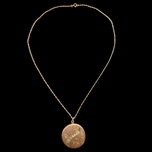 Antique Rose Gold Filled Locket With Paste Stones & Photos