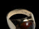 10K Yellow & Gold Moss Agate Cabochon Ring Size 5.5