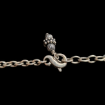 Sterling Silver & Crazy Lace Necklace