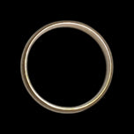 10K Yellow Gold Beveled Band Ring Size 6