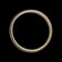 10K Yellow Gold Beveled Band Ring Size 6