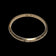 Art Deco 14K Gold Beveled / Starburst Simple Band Size 7
