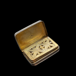 Antique Georgian Vinaigrette : Silver and Gilt Vermeil 1807 Case by Joseph Wilmore