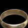 10K Yellow Gold Vintage "Bridal Bell" Beveled Band Ring Size 7