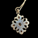FNA Sterling Silver & Garnet Pendant Necklace