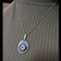 Sterling Silver Karl Laine for Finnfeelings Rock Crystal MCM Necklace Modernist