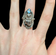 Sterling Silver Carol Felley Aquamarine Cat Ring Size 7