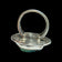 Old Pawn Silver Navajo Large Natural Turquoise Rope Bezel Ring Size 6