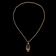 10K Rose Gold Smoky Quartz Pendant Necklace
