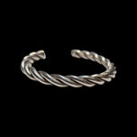 Heavy Sterling Silver Twist / Braided / Rope Cuff Bracelet