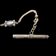 Antique Sterling Silver & Enamel Fob Slider Watch Chain