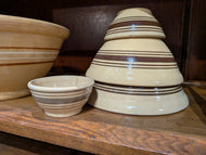 Set of Four Stoneware Bowls Various Sizes