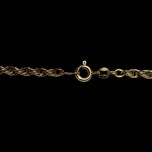 10K Yellow Gold Rope Chain 24"
