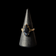10K Yellow Gold & Marquise Cut Hematite Ring Size 5.5