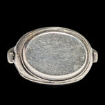 Antique / Victorian Silver / Carnelian & Bloodstone Spinner Fob Equestrian Rider Sheffield