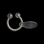 Sterling Silver Tiffany & Co Horseshoe Key Ring with Tiffany Tag