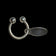 Sterling Silver Tiffany & Co Horseshoe Key Ring with Tiffany Tag