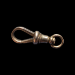 Antique 9K Gold Dog Clip Albert Chain Watch Fob Connector