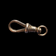 Antique 9K Gold Dog Clip Albert Chain Watch Fob Connector