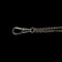Victorian Silver Plate Albertina Sliding Watch Fob Chain