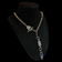 Sterling Silver Lapis Lazuli Chain with T-Bar Clasp (Cynthia Ryan?)