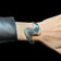 Sterling Silver Mexico Abstract / Modernist Stacked Wave Cuff Bracelet