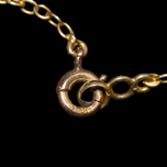 Antique Edwardian / Art Nouveau 10K/14K Yellow Gold Filigree Flower Necklace with Seed Pearls and Amethyst
