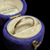 10K Yellow Gold Beveled Band Size 4 1/2