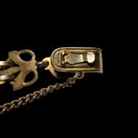 Antique Victorian Gold Filled Panel Link Watch Fob Vest Chain / Chatelaine Fob