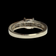 Estate 14K White Gold Princess Cut Diamond Ring 6.5mm Size 6 3/4