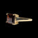 10K Yellow Gold Emerald Cut Garnet Ring Size 6 3/4