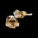 14K Yellow Gold Diamond Solitaire Stud Earrings 1.03 CT Total Weight