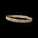 Brushed 10K Yellow Gold Diamond Cut / Satin Bangle Bracelet with Geometric Design 1/4"