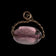 9K Rose Gold Amethyst Spinning Fob Pendant