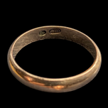 Antique 14K Simple Yellow Gold Band Size 10.5 Polish or Russian