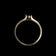 10K Yellow Gold Tension Set Diamond Solitaire Ring Size 4.5