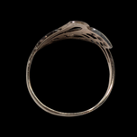 Vintage Sterling Silver Vermeil Ring From Poland Size 7 3/4