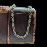 Mexican Sterling Silver Double Link / Viking Chainmail Link Chain Necklace