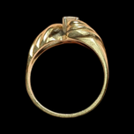 14K Yellow Gold Birks 0.20 CT Natural Diamond Ring Size 4 3/4