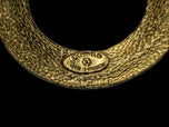 1980's Gold Plated Geometric & Rope Chanel Pendant - Victoire de Castellane