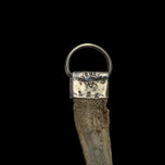 Sterling Silver Retractable Measure / Sewing Tape on Bail Loop
