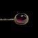 9CT Rose / Yellow Gold Victorian Era Purple Rhodolite Garnet Cabochon Stick Pin