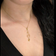 14K Yellow Gold & Diamond Lavalier Pendant Necklace