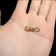 Antique 9K / 9CT Gold Double Ended Dog Clip Albert Watch Chain Watch Fob Connector / Finding